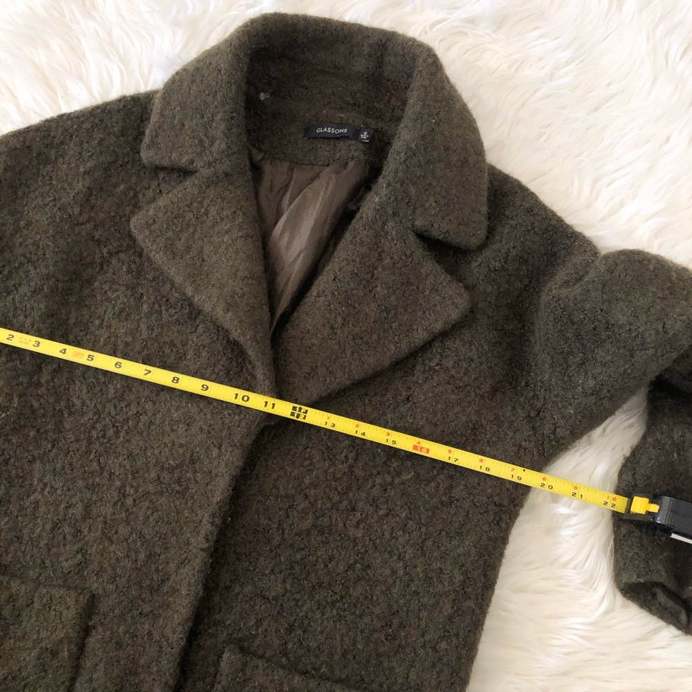Olive color Glassons Jacket size small - Picture 7 of 14